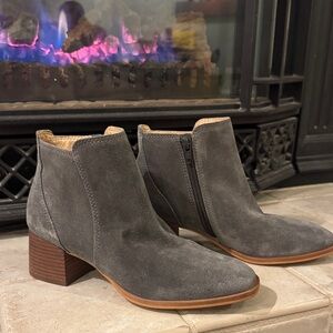 Lucky Brand Suede Ankle Boots - NWT